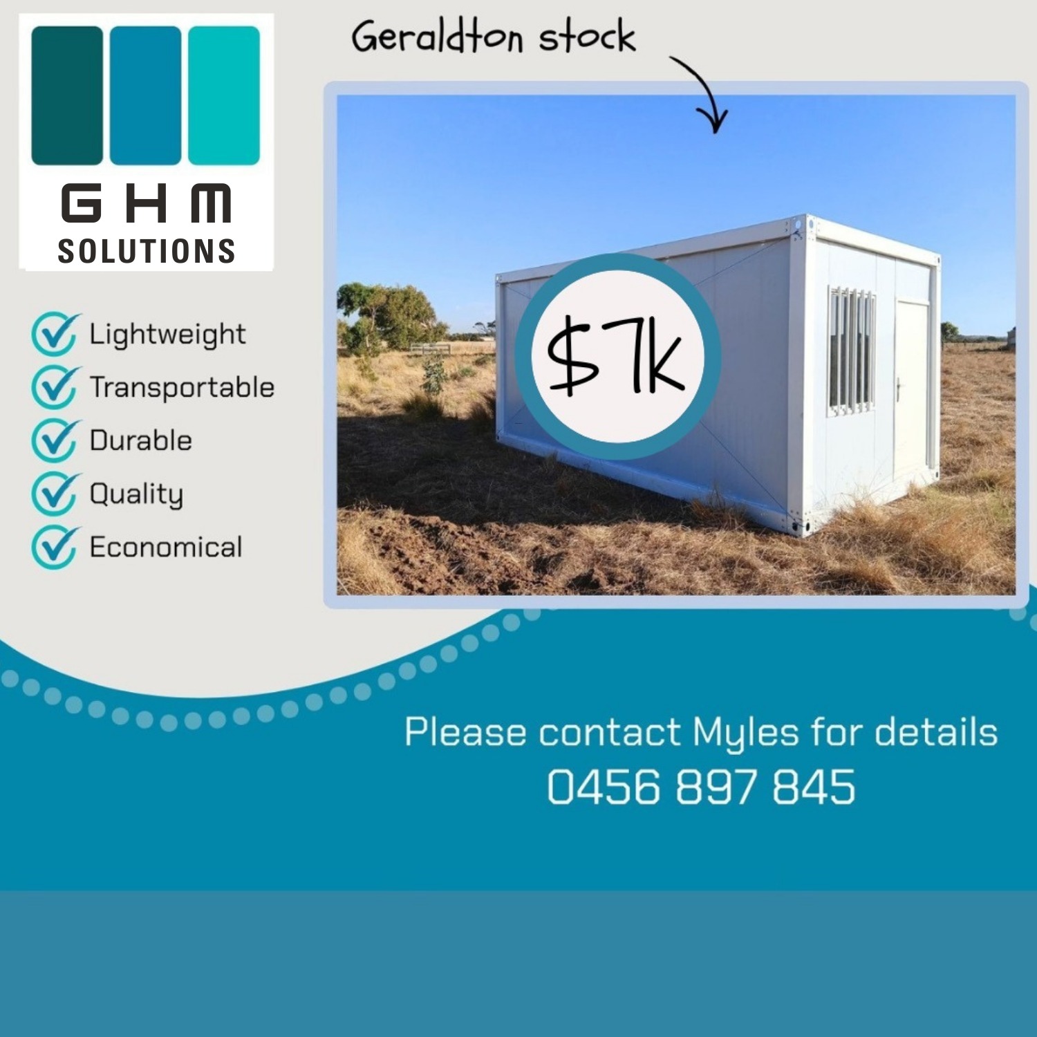 GHM Solutions Transportable Units